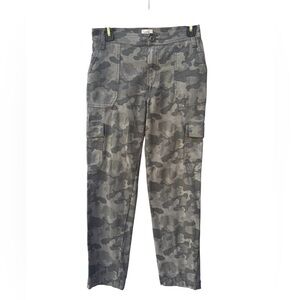 J Crew Camo Cargo Skinny Green Pants Women Size 24